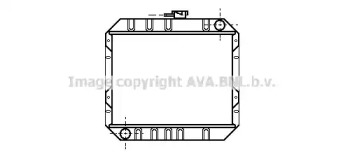 Радиатор, охлаждение двигателя AVA QUALITY COOLING FD2015
