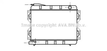 Радиатор, охлаждение двигателя AVA QUALITY COOLING FD2028