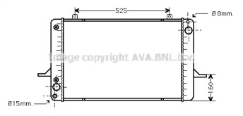 Теплообменник AVA QUALITY COOLING FD2034