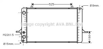 Теплообменник AVA QUALITY COOLING FD2035