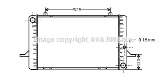 Теплообменник AVA QUALITY COOLING FD2049