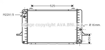 Теплообменник AVA QUALITY COOLING FD2050