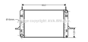 Теплообменник AVA QUALITY COOLING FD2060