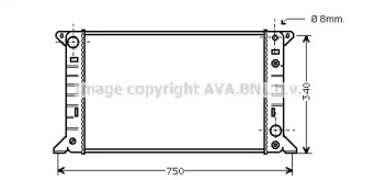 Теплообменник AVA QUALITY COOLING FD2083