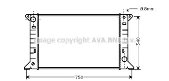 Теплообменник AVA QUALITY COOLING FD2085