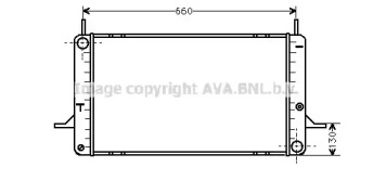 Теплообменник AVA QUALITY COOLING FD2106