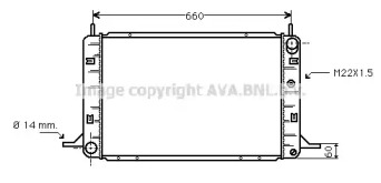 Теплообменник AVA QUALITY COOLING FD2112