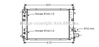 Теплообменник AVA QUALITY COOLING FD2153