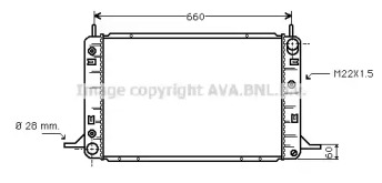 Теплообменник AVA QUALITY COOLING FD2194