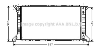 Теплообменник AVA QUALITY COOLING FD2207