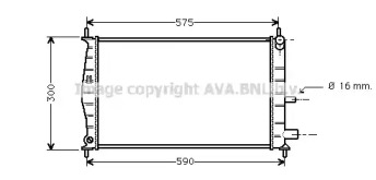 Теплообменник AVA QUALITY COOLING FD2218