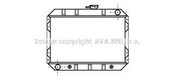 Радиатор, охлаждение двигателя AVA QUALITY COOLING FD2221