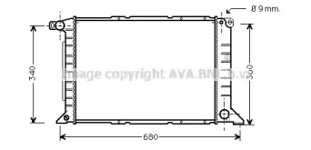 Теплообменник AVA QUALITY COOLING FD2261