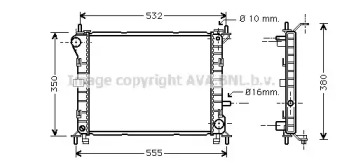 Теплообменник AVA QUALITY COOLING FD2263