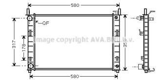 Теплообменник AVA QUALITY COOLING FD2324