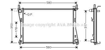 Теплообменник AVA QUALITY COOLING FD2325