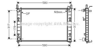 Теплообменник AVA QUALITY COOLING FD2326