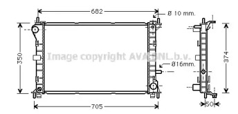 Теплообменник AVA QUALITY COOLING FD2379