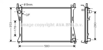 Теплообменник AVA QUALITY COOLING FD2400