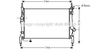 Теплообменник AVA QUALITY COOLING FD2404