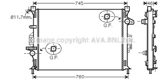 Теплообменник AVA QUALITY COOLING FD2421