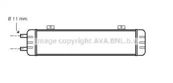 Масляный радиатор, автоматическая коробка передач AVA QUALITY COOLING FD3191