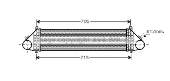 Интеркулер AVA QUALITY COOLING FD4429