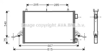 Конденсатор AVA QUALITY COOLING FD5242