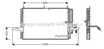 Конденсатор, кондиционер AVA QUALITY COOLING FD5253