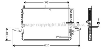 Конденсатор, кондиционер AVA QUALITY COOLING FD5255