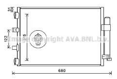 Конденсатор AVA QUALITY COOLING FD5487D