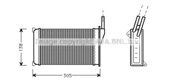 Теплообменник AVA QUALITY COOLING FD6093