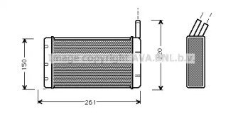 Теплообменник AVA QUALITY COOLING FD6116