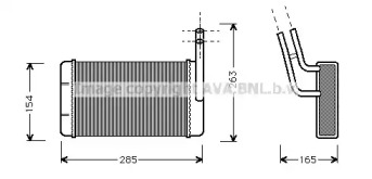 Теплообменник AVA QUALITY COOLING FD6136