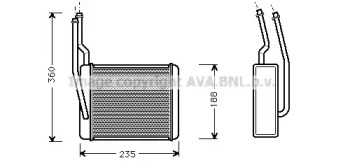 Теплообменник AVA QUALITY COOLING FD6272