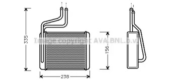 Теплообменник AVA QUALITY COOLING FD6286