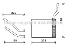 Теплообменник AVA QUALITY COOLING FD6464