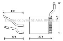 Теплообменник AVA QUALITY COOLING FD6465