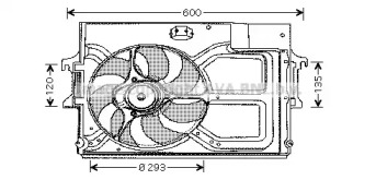 Вентилятор AVA QUALITY COOLING FD7519