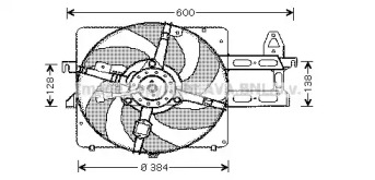 Вентилятор AVA QUALITY COOLING FD7520