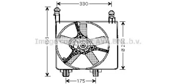 Вентилятор AVA QUALITY COOLING FD7524