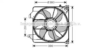 Вентилятор AVA QUALITY COOLING FD7538