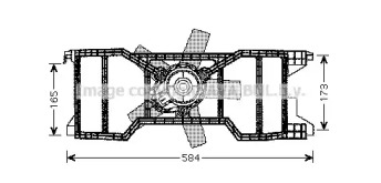 Вентилятор AVA QUALITY COOLING FD7540