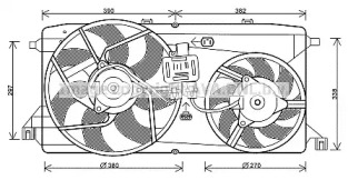 Вентилятор AVA QUALITY COOLING FD7543