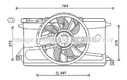 Вентилятор AVA QUALITY COOLING FD7561