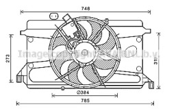 Вентилятор AVA QUALITY COOLING FD7573