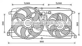 Вентилятор AVA QUALITY COOLING FD7579