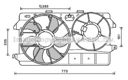 Вентилятор AVA QUALITY COOLING FD7591