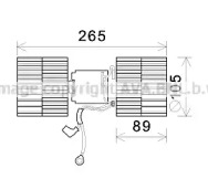 Электродвигатель, вентиляция салона AVA QUALITY COOLING FD8569