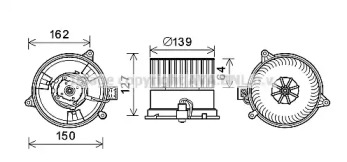 Электродвигатель AVA QUALITY COOLING FD8576